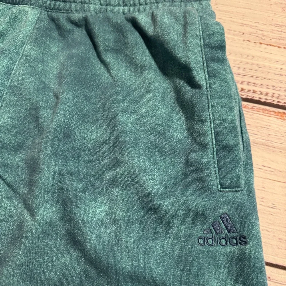 Adidas Essential Shorts  Tie-Dye Fleece Blue Shorts w/‎ Pockets Men's Size Small